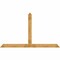 Ekena Millwork Saratoga Rough Sawn Timber Gable Bracket, Western Red Cedar, 108"W x 63"H x 6"D x 6"F, 14/12 Pitch GBW108X63X0606SAR00RWR - alternate 1